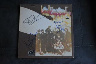 Led Zeppelin Ii 12 " Vinyl Record Lp Jimmy Page Robert Plant John