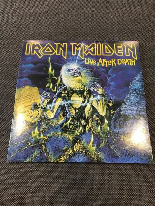 Iron Maiden Vinyl Double Album Live After Death 1985