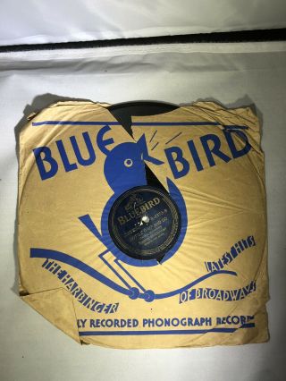 78 Rpm Lp Bluebird Records Vinyl Tommy Mcclennan Singing With Guitar B - 8374