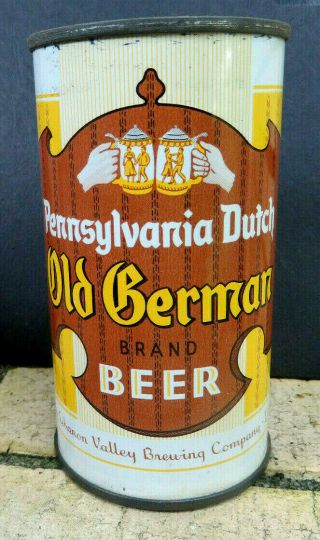 Pennsylvania Dutch Old German Beer Flat Top Can Lebanon Valley Brewing Pa A/f 