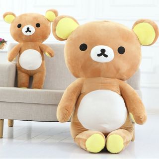 San - X Rilakkuma 35cm /13  Relax Bear Soft Pillow Plush Dolls Toy 100 Pp Cotton