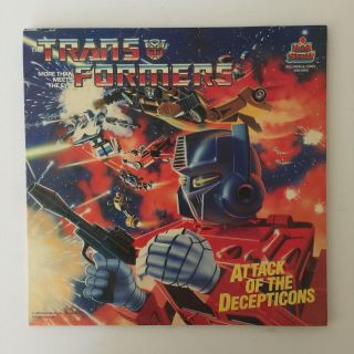 Transformers Attack Of The Decepticons Vinyl Record