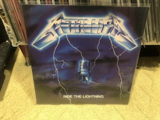 Metallica Ride The Lightning 1st Pressing 1984 Vinyl Lp Album Mri - 769 Megaforce