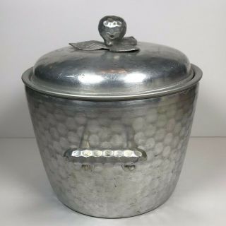 Vintage Everlast Ice Bucket Cooler Hammered Aluminum Double Wall Insulated 5001 2