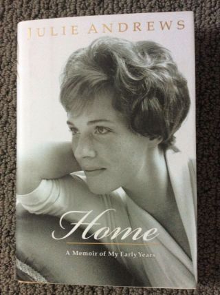 Julie Andrews Signed Autograph " Home " Book Sound Of Music