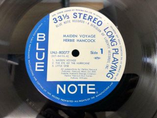 HERBIE HANCOCK MAIDEN VOYAGE BLUE NOTE LNJ 80077 STEREO JAPAN Vinyl LP 3