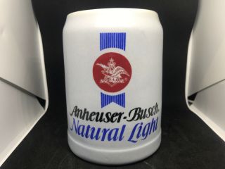 Vintage Natural Light Anheuser Busch beer stein mug. 2