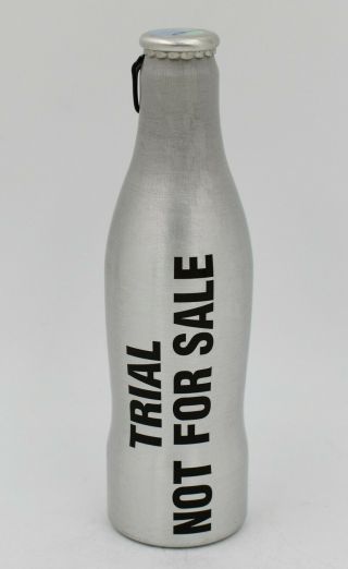 X Rare Prototype Test Trial Not Pull Tab Cap Coca Cola Aluminum Bottle
