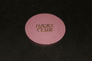 Rare Lucky Club 10 Cent Chip Rated J