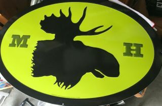 Moosehead Canadian Beer/lager Metal Tin Sign.  New/old Stock.  Moose 2006