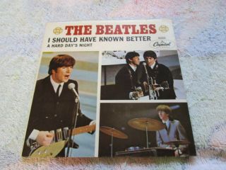 The Beatles - A HARD DAYS NIGHT,  Picture sleeve (capital) 2