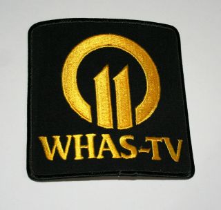 Lg Vtg Whas Tv Channel 11 Abc Louisville Ky Cloth Patch Nos 1970s Television
