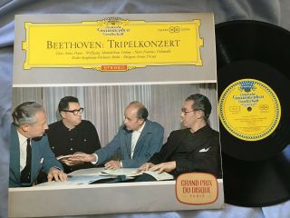 Beethoven Triple Cto Anda Schneiderhan Fournier Fricsay Dgg Red Stereo Ed1