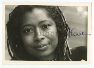 Alice Walker - Writer,  Activist - Autographed Photograph Taken By Jim Marshall