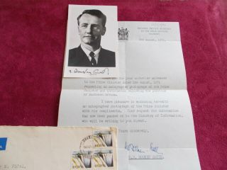 Autograph Photo Of Rhodesian P.  M.  Ian Smith (africa),  With Authenticating Letter