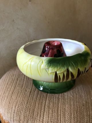 Volcano Bowl Ceramic Scorpion Tiki Drink Bowl Hawaiian Luau Drinkware 32oz DW110 4