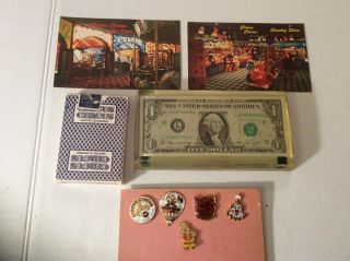 Vintage 70’s Circus Circus Las Vegas Nevada Casino Souvenir Memorabilia 5 Pins,