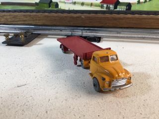 Dublo Dinky Toys Bedford Articulated Flat Bed Truck 4