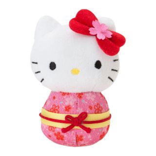 Sanrio Japan Hello Kitty Sakura Kimono Plush Doll