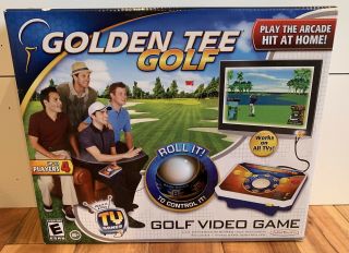 Jakks Pacific Golden Tee Golf Plug And Play Classic Arcade Video Game Tv Edition