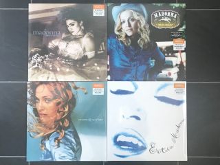 Madonna - 4 X Sainsburys Uk Coloured Vinyls - Virgin/ray Of Light/music/erotica