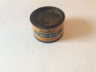 Rare Vintage Armour Veribest Peanut Butter One (1) Lb.  Advertising Tin / Can