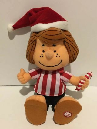 Hallmark Peanuts Talking Peppermint Patty Plush Stuffed Toy - Great