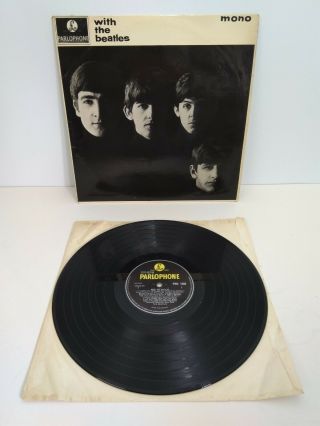 The Beatles With The Beatles 1963 Uk Mono Parlophone Lp Pmc 1206 Xex 447/8 In/in