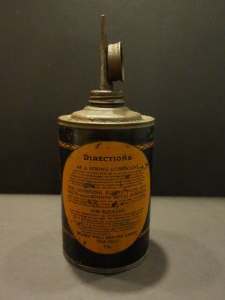 All GULF Refining Co Oil Can 1930 2