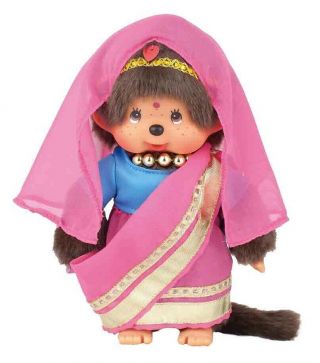 Monchhichi 20cm Plush S Size National Indian Girl 276030