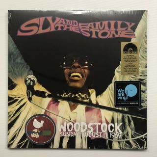 Sly And The Family Stone Woodstock Sunday Aug.  17.  1969 12 " Vinyl 2xlp Rsd2019