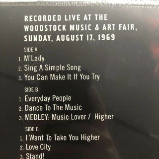 SLY AND THE FAMILY STONE Woodstock Sunday Aug.  17.  1969 12 