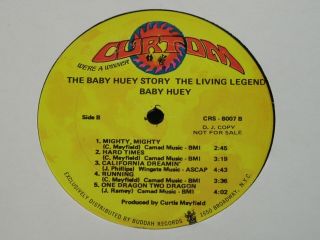 The Baby Huey Story - Living Legend - 1971 Us Promo Error Pressing Lp - Nm -