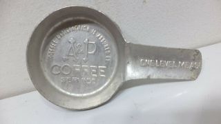 Vintage A&p Coffee Aluminum Measuring Scoop Spoon
