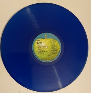 , Book The Beatles " 1967 - 1970 " Blue Vinyl Uk Orig.  G/f Dlp Pcspb 718,  Inners