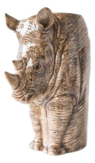 Rhino Flower Vase By Quail Pottery Ceramics 297