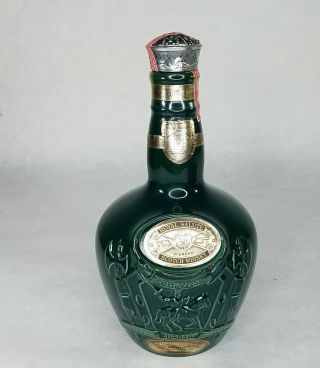 Chivas Brothers Royal Salute 21 Years Old Scotch Whisky Green Spode Decanter 5