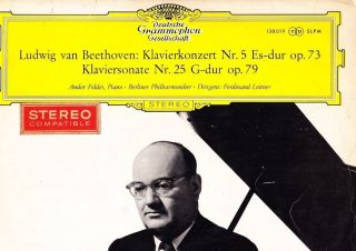 Dgg Red Tulip Ed1 - Beethoven - Piano Concerto 5,  Sonata Op 79 - Foldes Nm