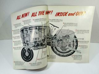 Minneapolis Moline 335 tractor Dealer promo brochures & advertising 1957 3