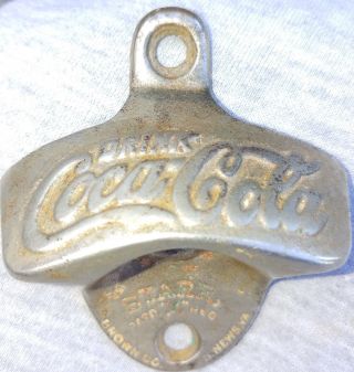 1920 ANTIQUE BROWN CO STARR X PATENT PENDING COCA COLA BOTTLE OPENER MADE IN USA 3