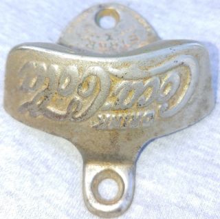 1920 ANTIQUE BROWN CO STARR X PATENT PENDING COCA COLA BOTTLE OPENER MADE IN USA 4