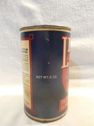 Vtg 1920 ' s/30 ' s Charles Lindberg Lindy Hand Soap Cleanser 6 Oz Tin Can 3