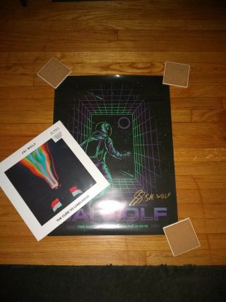 Jai Wolf - The Cure To Loneliness Lp And Autograph Poster