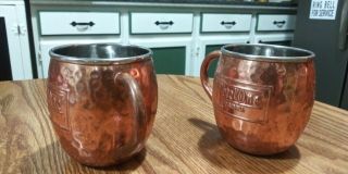 2 Ketel One Moscow Mule Mugs - Copper 5