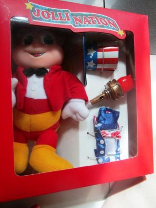 Rare Jollibee Stuff Toy Soft Huggable Doll 10 " Usa Jolli Nation Mib