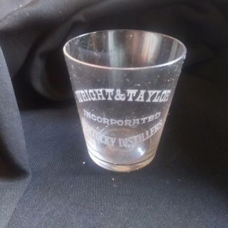 Wright & Taylor Kentucky Distillers Whiskey Pre Pro Shot Glass