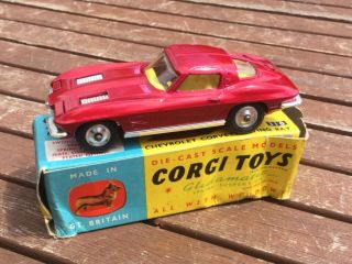 Corgi Toys Chevrolet Corvette Stingray No 310