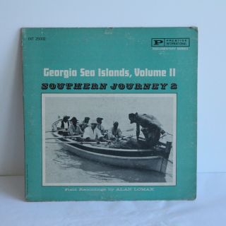 Prestige Georgia Sea Islands Alan Lomax Southern Journey Vol Ii Lp Vinyl Record