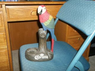 Corona Parrot Beer Holder Stand Bar Display Mancave