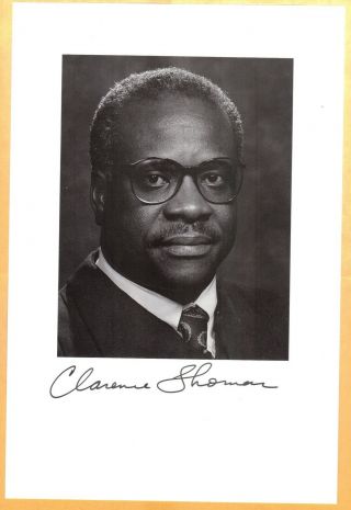 Clarence Thomas - Signed Photo - 32 - Jsa